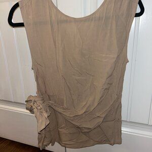 Express Tan Sleeveless Blouse